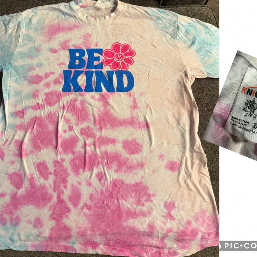 Be Kind Tie-Dye T-Shirt - Picture 1 of 1